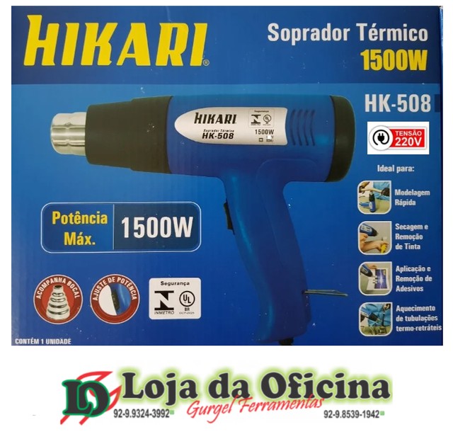 Soprador Térmico 1500W - HIKARI-HK-508<br> - Foto 2