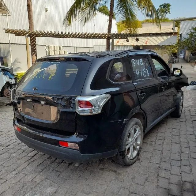 Mitsubishi Outlander 2.0 2014 Airbag Motor Retrovisor Capo Porta Farol Lantena Sucata - Foto 2