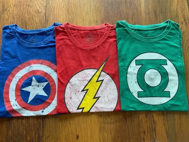 Camisetas Super heróis Piticas 14 Roupas Infantis Santa