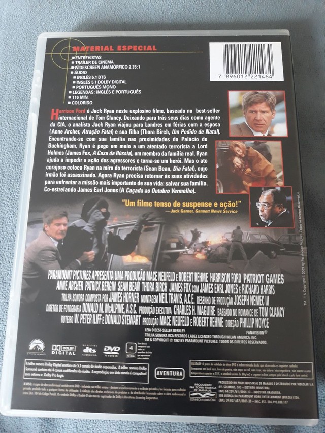 DVD Jogos patrióticos - Foto 3