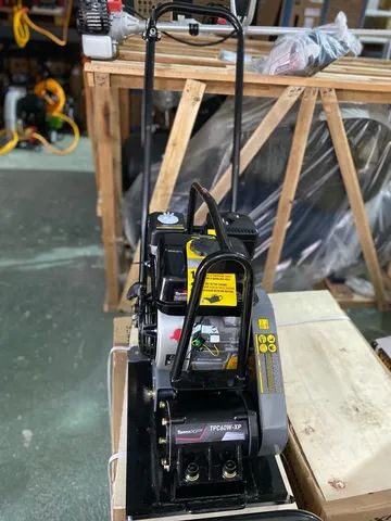 Placa Vibratória Compactadora a Gasolina Motor 6.5hp 196cc - Toyama (Novo) - Foto 4