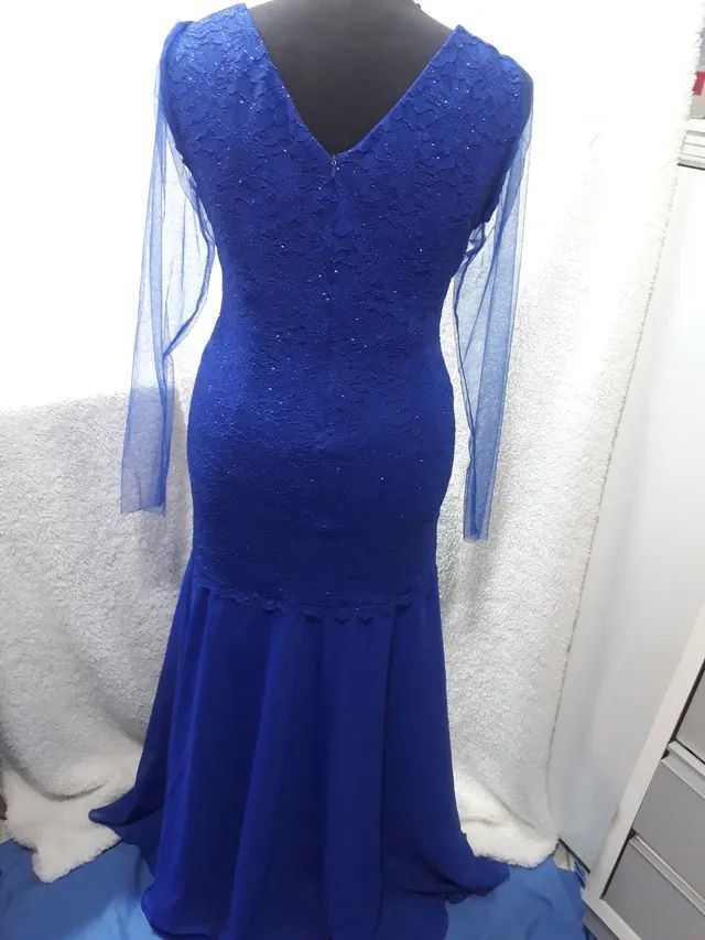 Vestido de festa azul royal - Foto 2