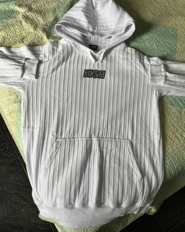 Moletom High Boss Hoodie Logo White