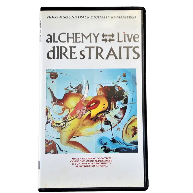Dire Straits Alchemy Live Em Vhs Importado Do Japão