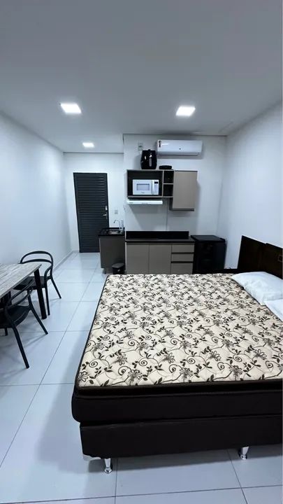 Alugo kitnet mobiliada com energia, internet e água incluso - Foto 4