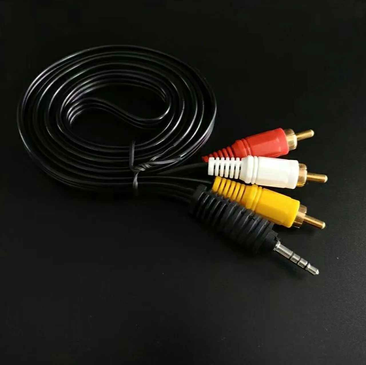 Cabo Adaptador P2/P3 x 3 RCA Macho com 1,5mt , video e áudio estéreo - Foto 5