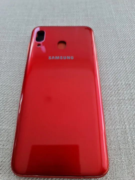 Carcaça Traseira Vermelha para Samsung a10 nova