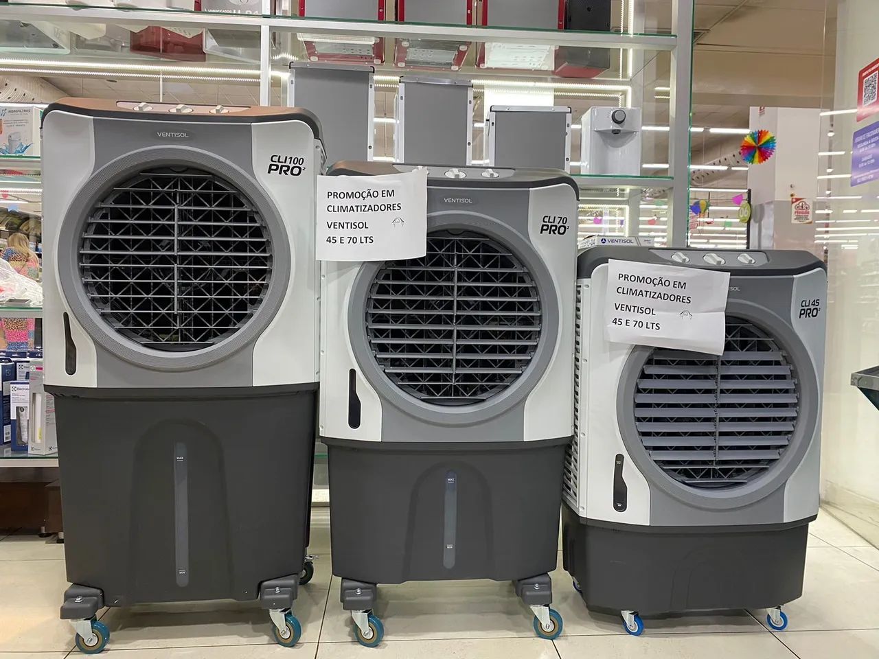 Climatizador de ar 45L Ventisol 210w - Foto 5