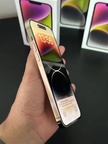 iPhone 14 Pro Max 256gb Gold Garantia 6 meses - Celulares e