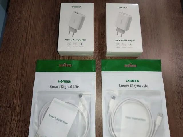 Carregador de Celular Ugreen 36W + Cabo USB Tipo C
