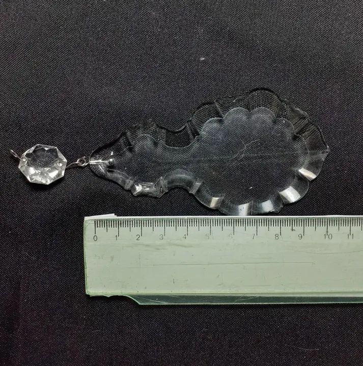 Pingente placas para lustre antigo  - Foto 2