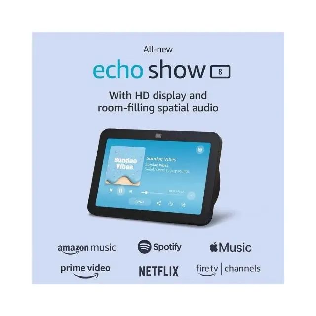 Amazon Echo Show 8 3ª Geração - Smart Screen - Tela 8" com Wi-Fi e Bluetooth - Foto 2
