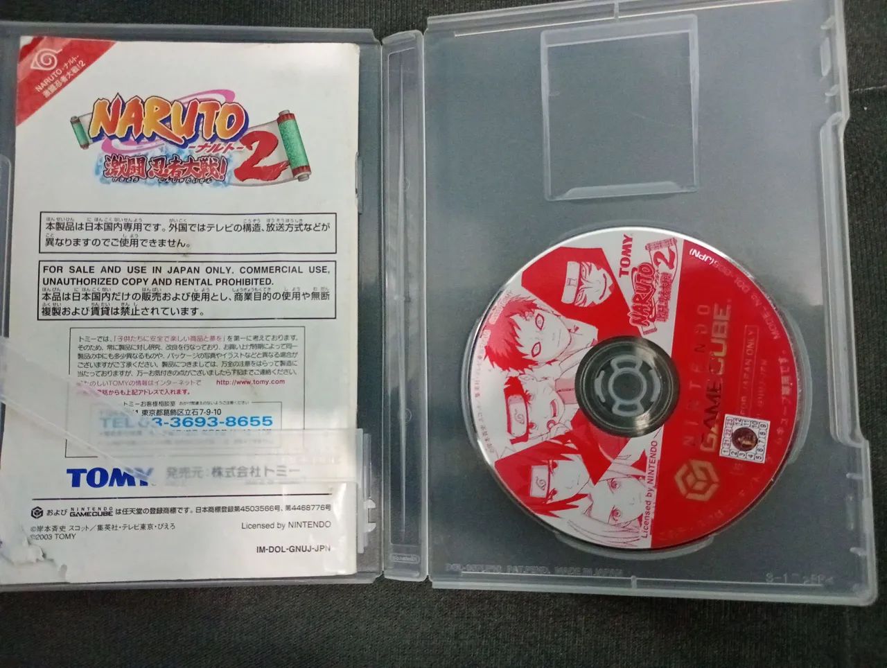NARUTO GEKITOU NINJA TAISEN 2 GAMECUBE ORIGINAL - Foto 2