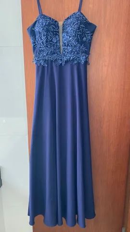 Vestido azul de formatura  - Foto 2