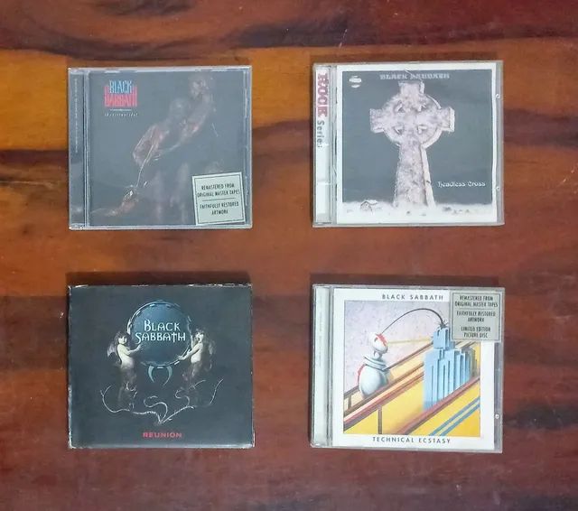 CDs Black Sabbath raros importados e nacional 