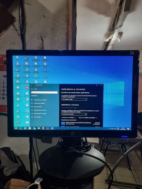 Monitor tela HP 19P com ajuste de altura