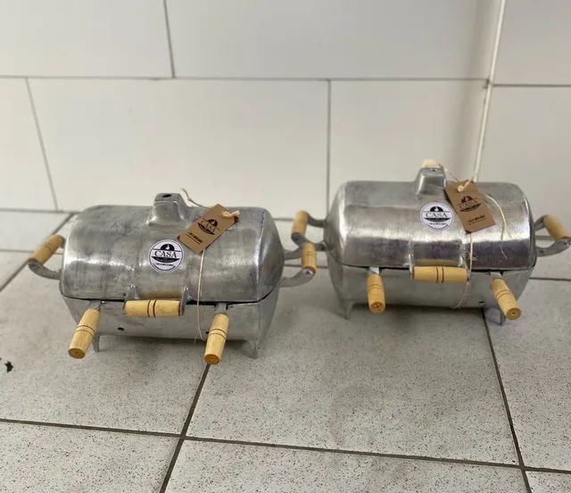 CHURRASQUEIRAS EM ALUMÍNIO A PARTIR DE $100 ENTREGA GRÁTIS  - Foto 2