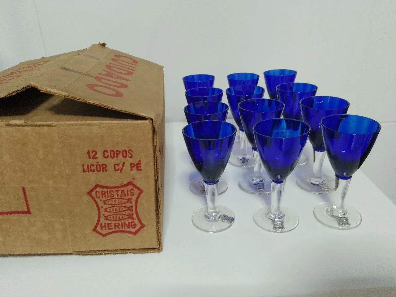 Taças de  cristal Hering antigas - Foto 3