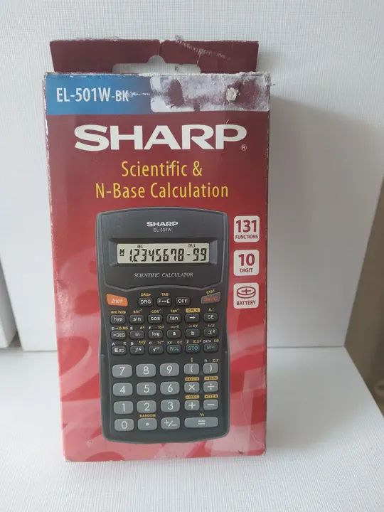 Calculadora Científica Sharp EL-501W-BK