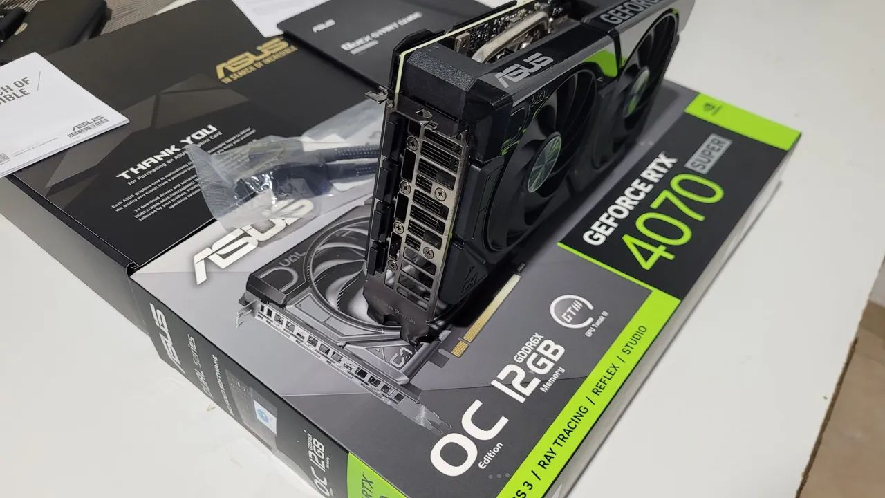 RTX 4070 SUPER ASUS DUAL OC 12GB GDDR6X - Foto 5