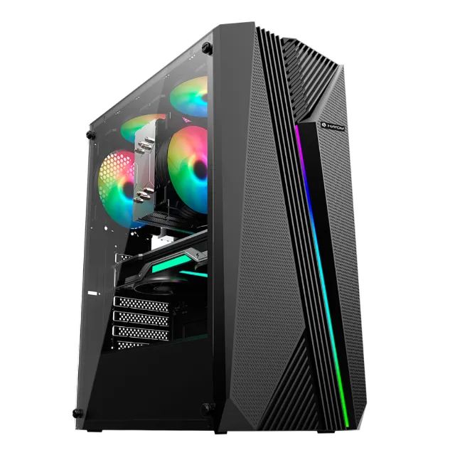 Gabinete Gamer Hayom GB1721 *Sem Fan Led* - ATX, Micro-ATX e Mini-ITX - WZetta