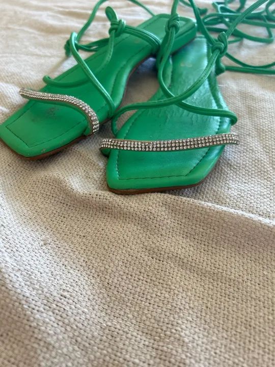 Rasteirinha Amarração Verde 