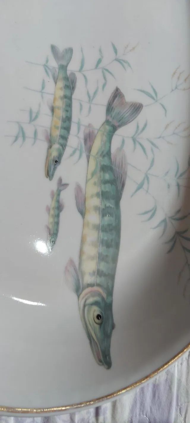 Antiga travessa de porcelana Renner - Foto 2