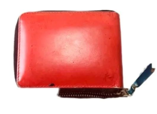 Carteira Comme Des Garcons vermelha