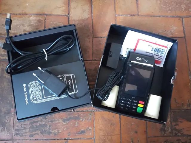 Impressora fiscal + máquina de cartão 