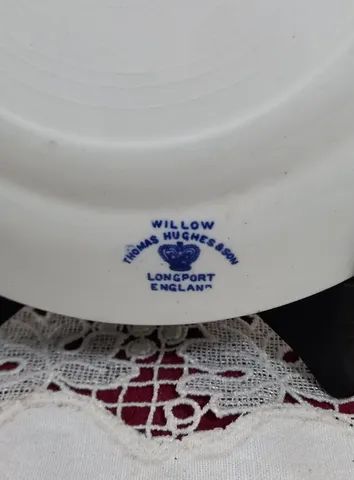 Antigo Prato Ingles Pombinho Willow - Foto 4