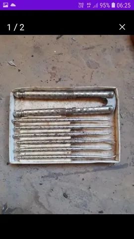 Conjunto para quebra de nozes com mas de 80 anos - Foto 2