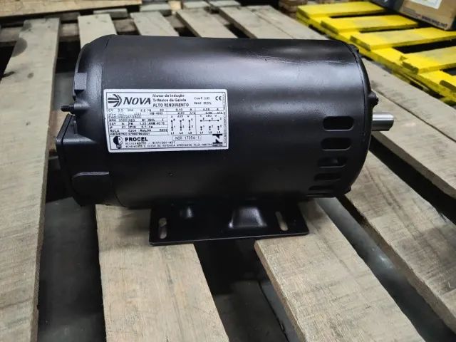 Motor Elétrico Nova Motores 3 CV 2 Polos Trifásico Seminovo - Foto 2