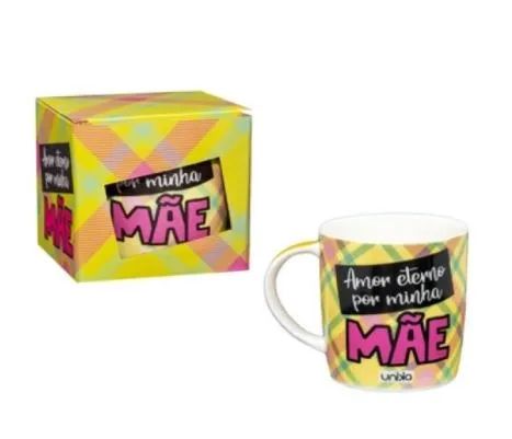 Caneca Porcelana Amor Eterno minha Mãe