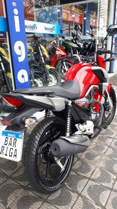Honda Cg Titan 160 Flex  2023 Vermelha Único Dono - Foto 4
