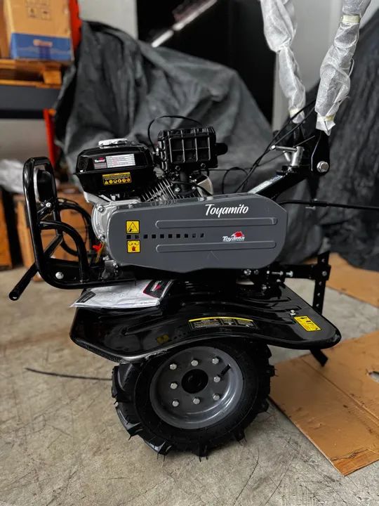Motocultivador a Gasolina Motor 4T 7Hp 212cc C/ Pneus e Enxadas - Toyama (Novo) - Foto 6