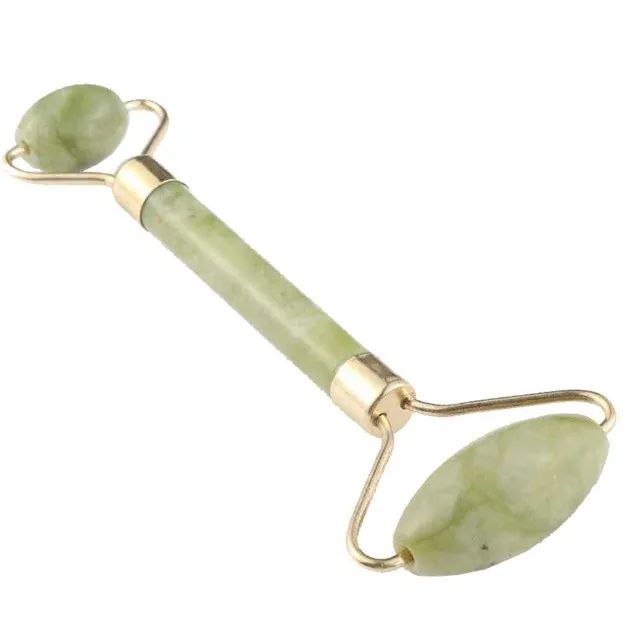 Massageador Facial Pedra Jade Face Rolle - Foto 2