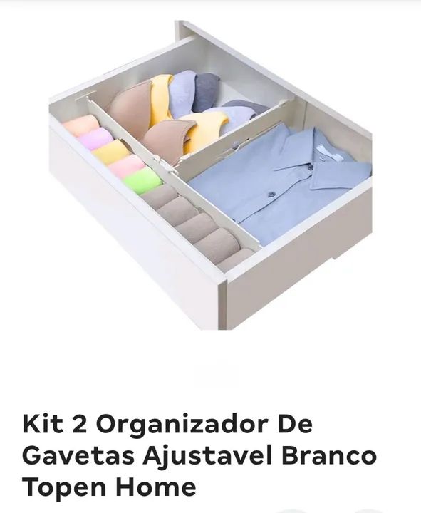 Divisória Organizadora de Gavetas ajustável  - Foto 4