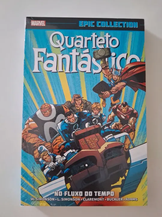 Hq Marvel Epic Collection Quarteto-Fantastico: No Fluxo do Tempo (lacrada)