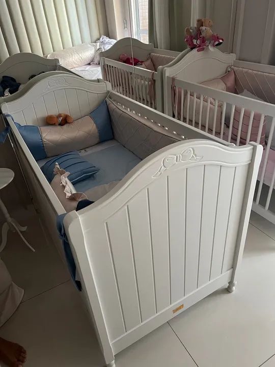 Berço Paris Decoarte Padrão Americano c/ colchão  - Foto 6