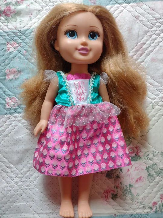 Boneca Princesa com Vestido Rosa - Foto 2