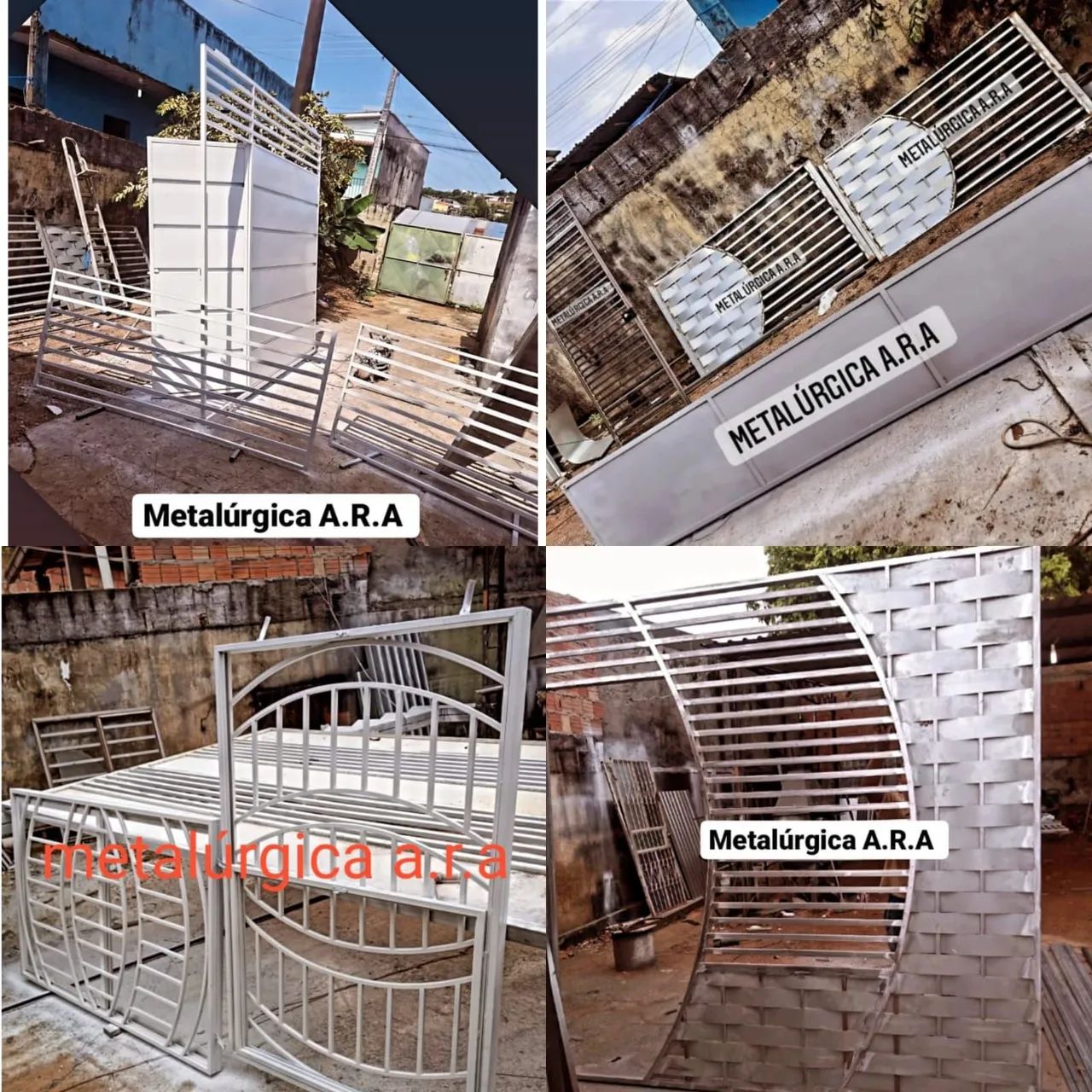 Fabricamos qualquer modelo de porta portão janela proteção guarda-corpo estrutura  - Foto 3