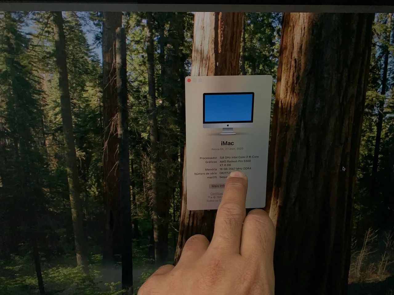 iMac 27 i7 8core Radeon xt 8gb 2020