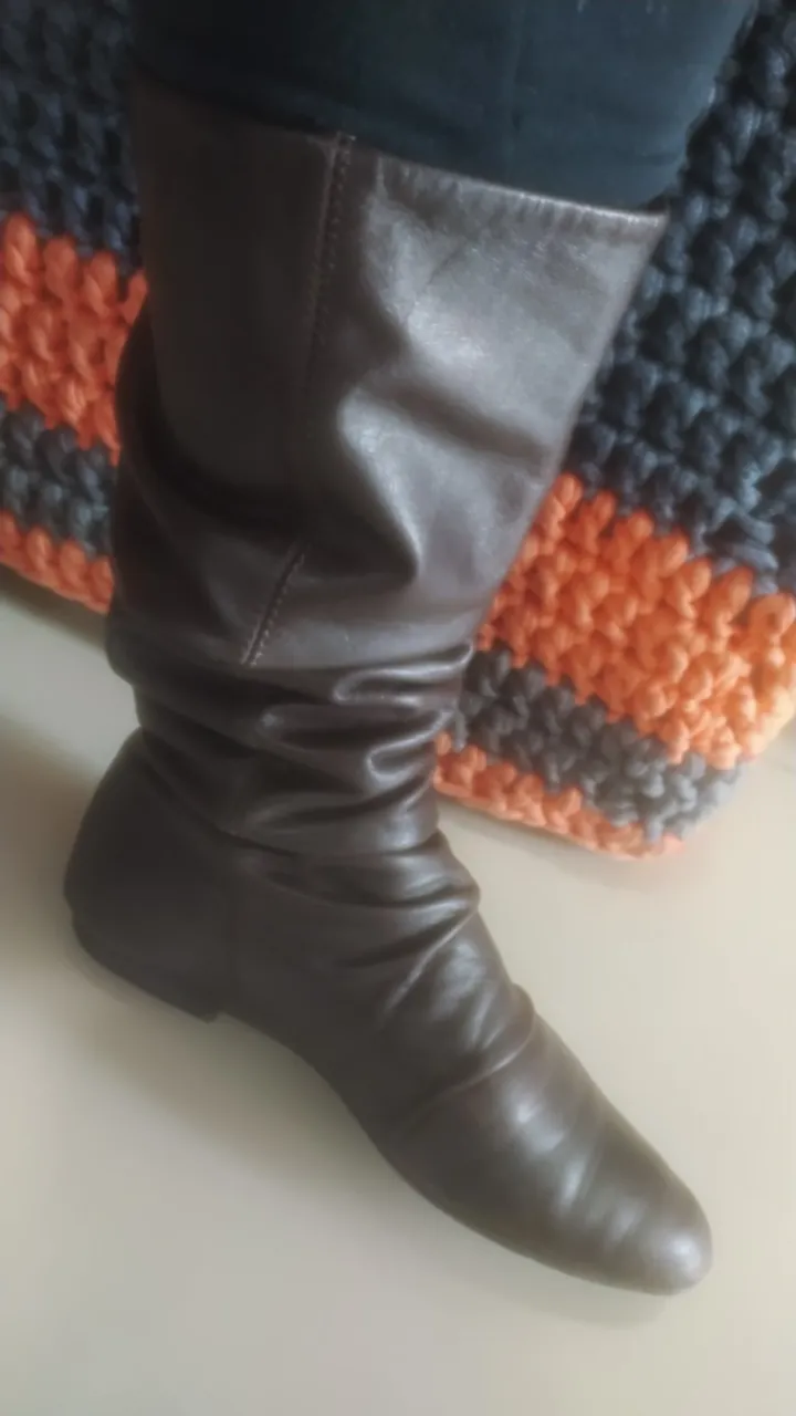 Botas couro legítimo Arezzo