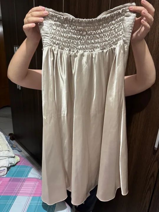 Vestido perolado cetim - Foto 2
