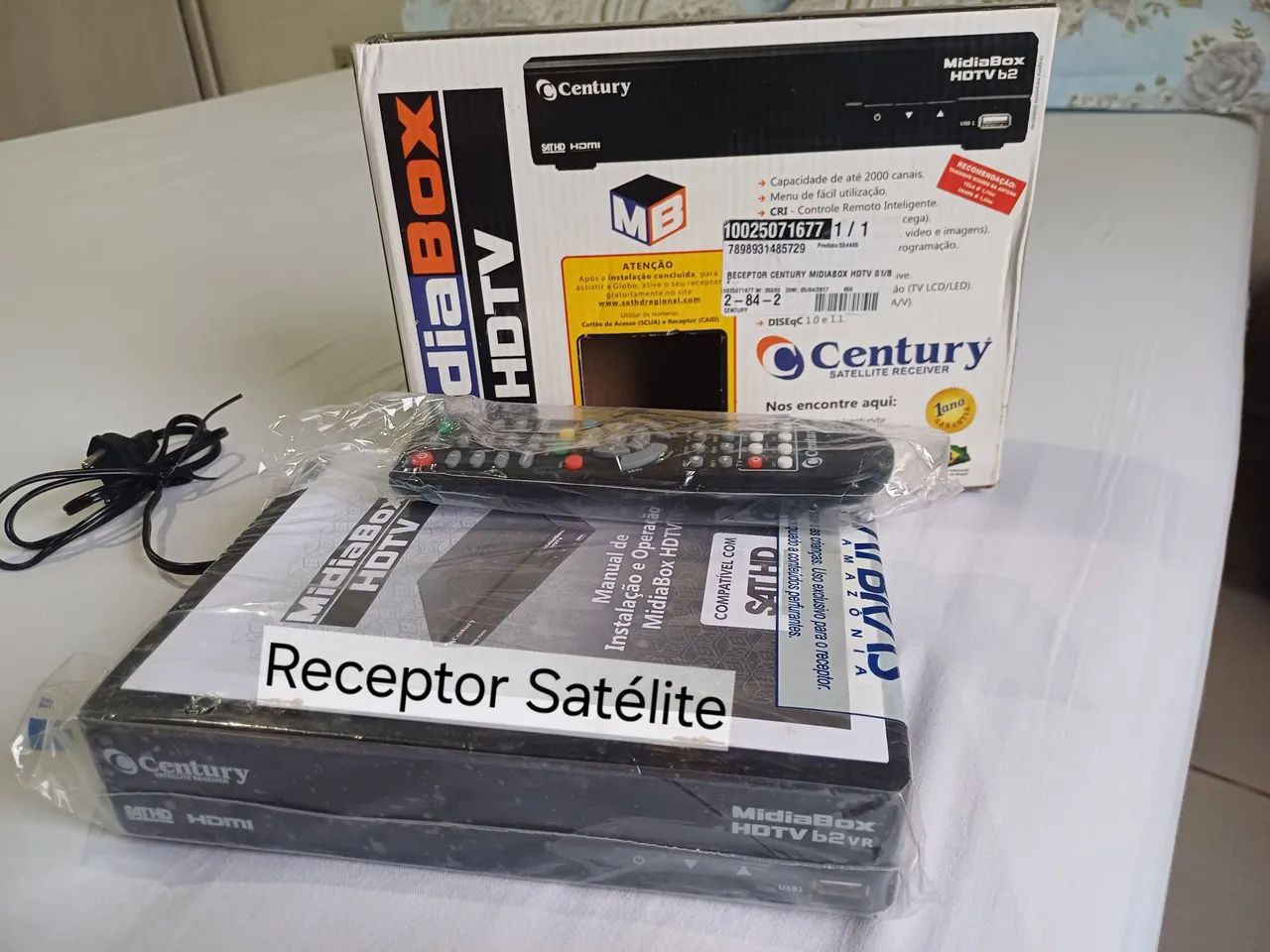 Receptor de Satélite Century MidiaBox HDTV