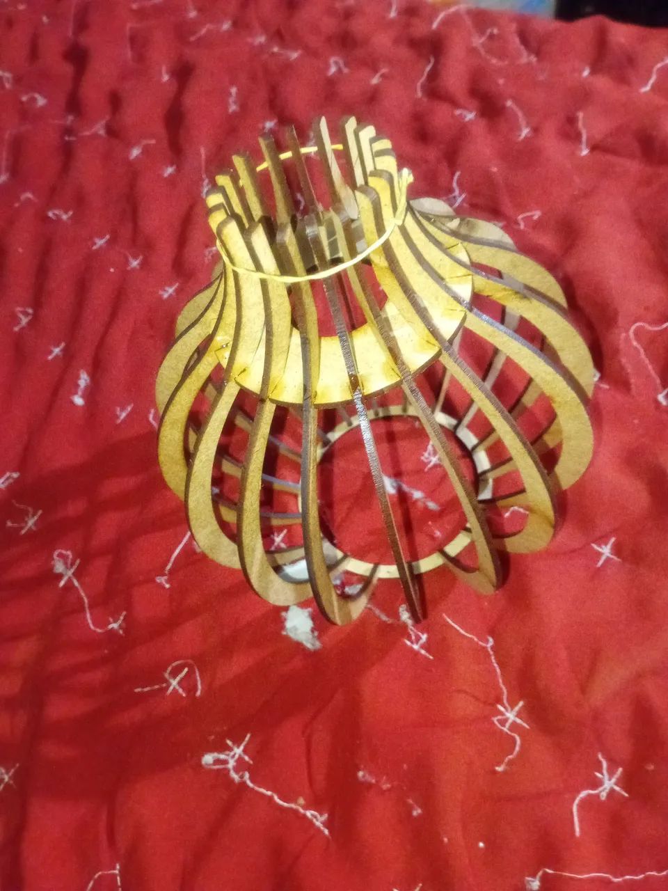 Luminária Lustre de teto em MDF*nova*! - Foto 2