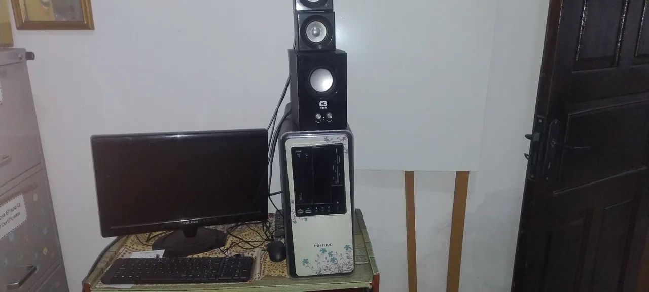 Computador  mouse, teclado, caixa som, monitor  - Foto 2