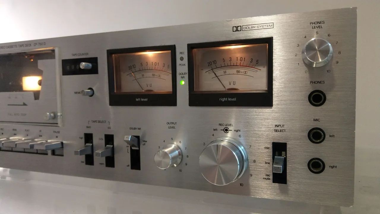 Polyvox CP-750D Stereo Cassette Tape Deck restaurado - Foto 5