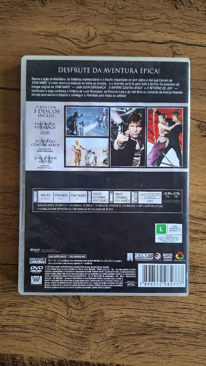 Star Wars - Trilogia Original - DVD  - Foto 3