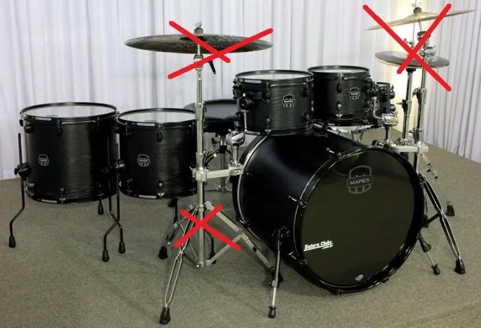 Bateria Mapex Meridian Black Raven Birch/maple Shell Pack, Limited incrivel, topissima